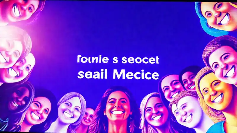 Redes sociales inspiradoras iluminan rostros felices