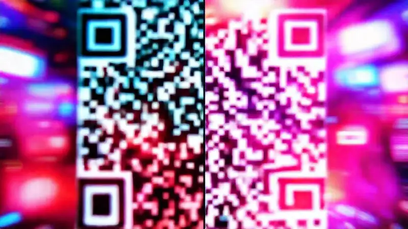 Anuncios digitales vibrantes comparan textos visualmente