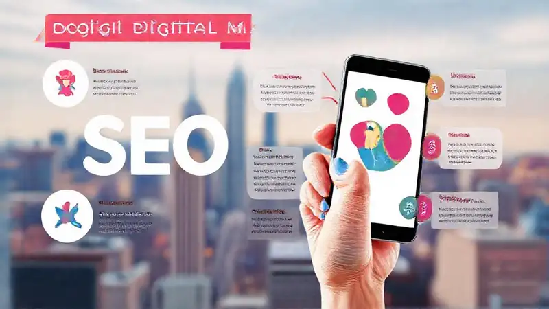 Marketing digital atractivo y moderno