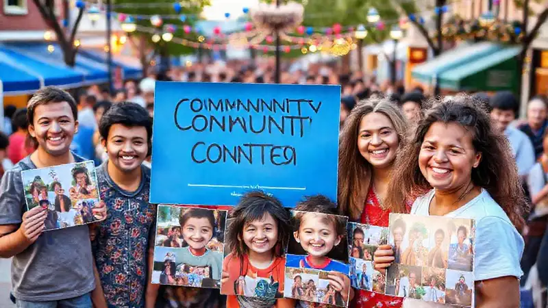 El pueblo celebró con fotos vibrantes
