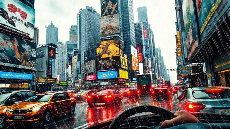 La ciudad bulliciosa