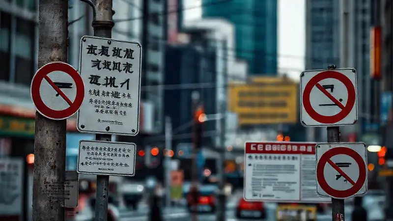 Fotografía profesional documenta leyes urbanas serias