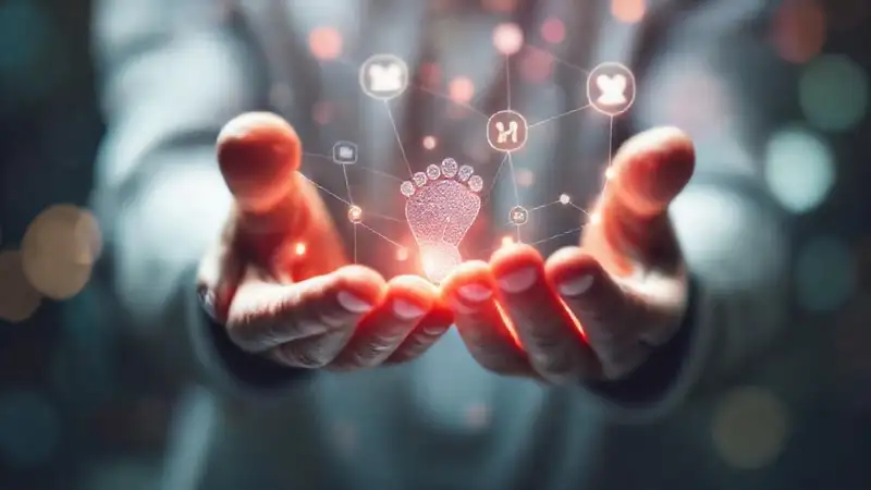 La presencia digital crea conexiones brillantes