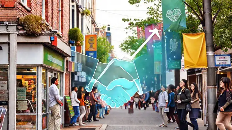 El negocio local prospera en colaboración
