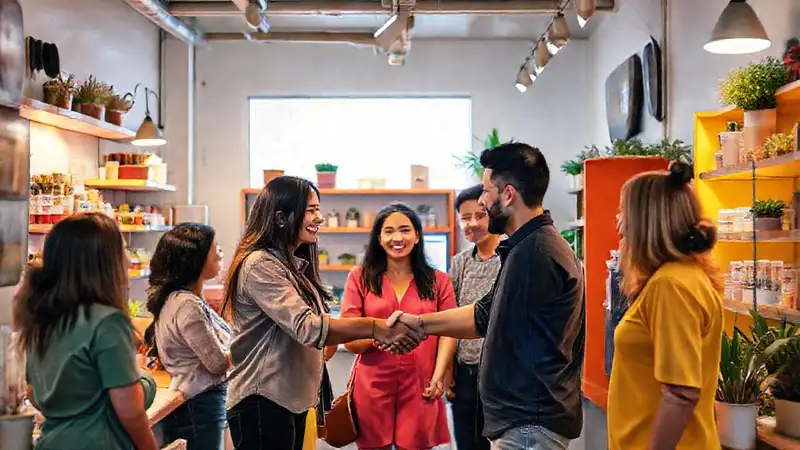 Un negocio local florece en colaboración