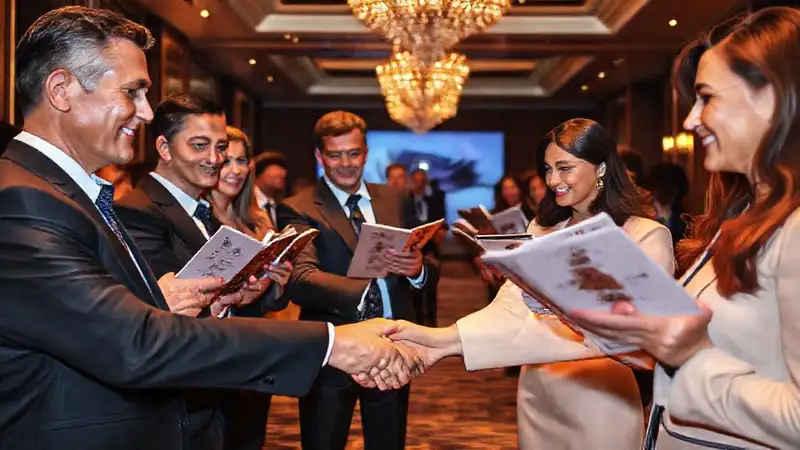 Evento empresarial elegante y exclusivo