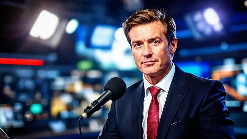 Un periodista transmite información profesionalmente