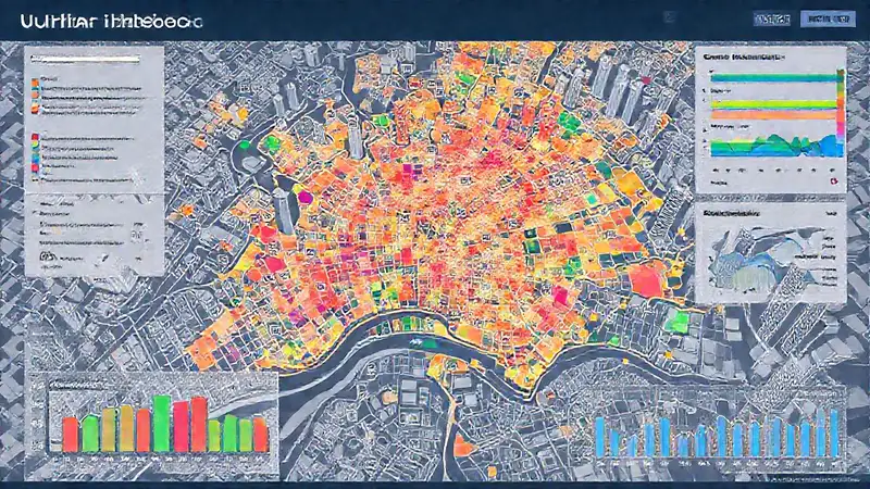 Visualización urbana moderna de datos