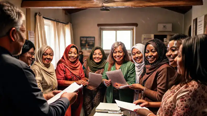Un centro comunitario ofrece apoyo legal y amistad
