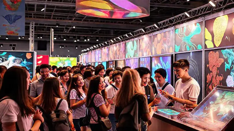 Un stand atractivo e interactivo cautiva a todos