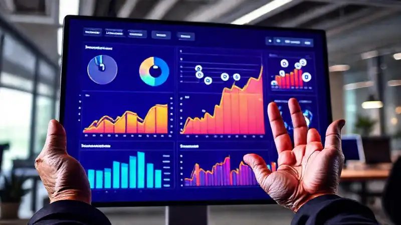 Un panel digital transmite optimismo y éxito