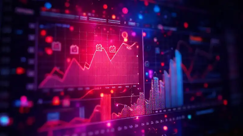 Datos visuales iluminan interfaces digitales