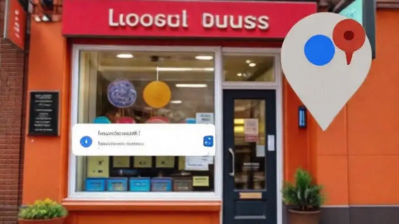 Tienda local moderna y atractiva en Google