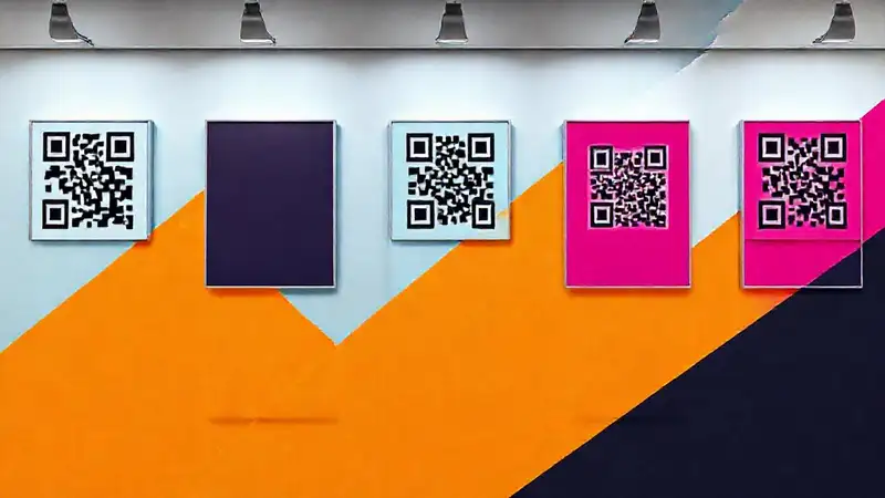 Anuncios QR llamativos y modernos