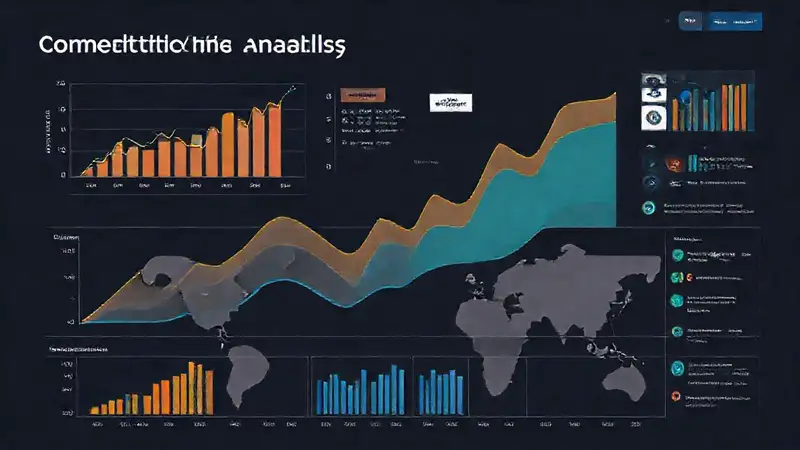 Análisis competitivo visual profesionalmente diseñado