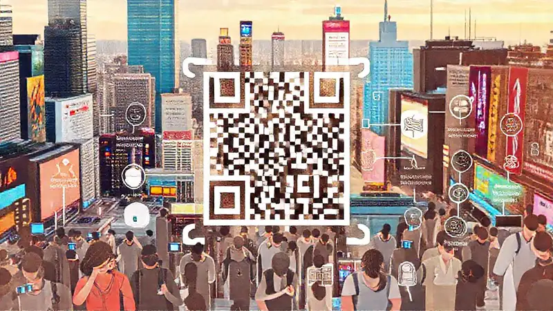 Códigos QR informativos iluminan la ciudad