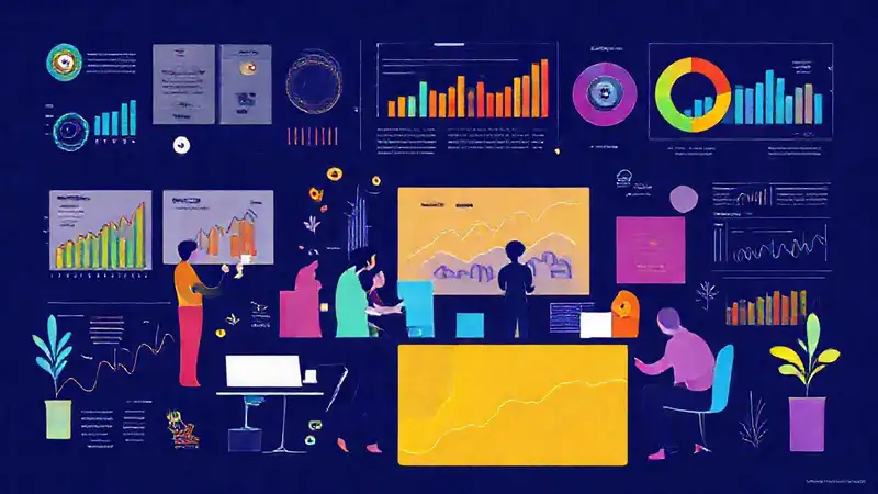 Equipo diverso crea visuales dinámicas