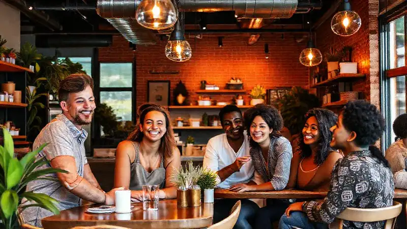 Un café acogedor fomenta una comunidad vibrante