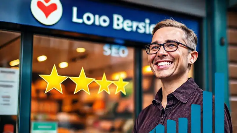 Negocio local: reseñas positivas y diseño atractivo