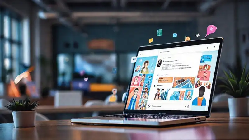 Marketing de influencers: éxito digital vibrante