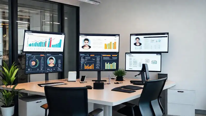 Oficina moderna: profesional, digital y positiva