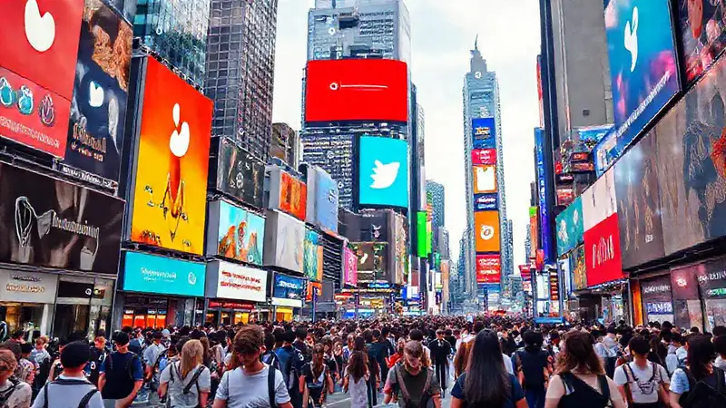 La ciudad moderna es publicidad digital