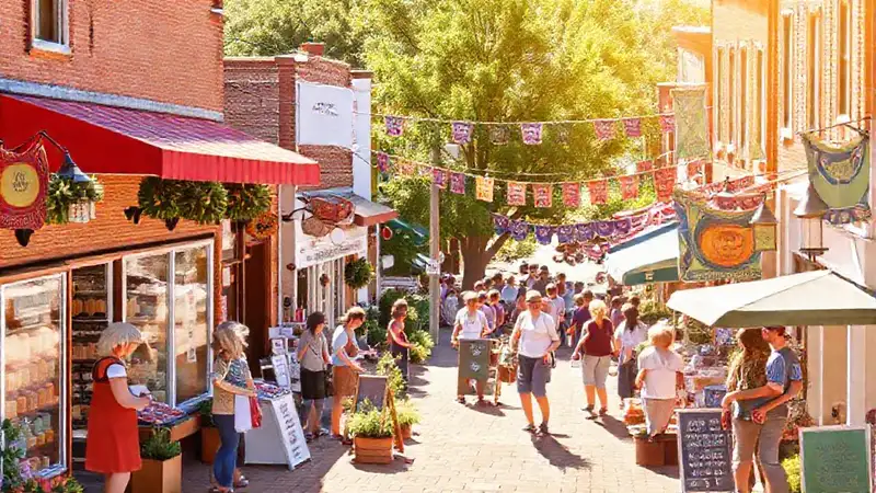 El pueblo vibraba con vida y alegría