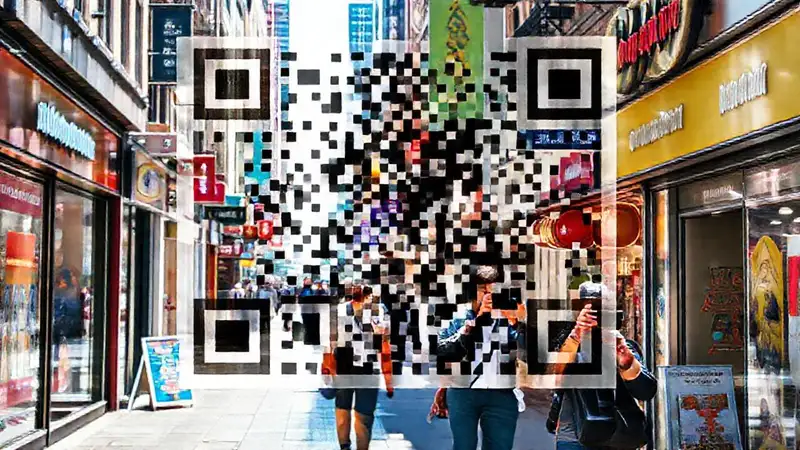 Códigos QR publicitan una ciudad vibrante