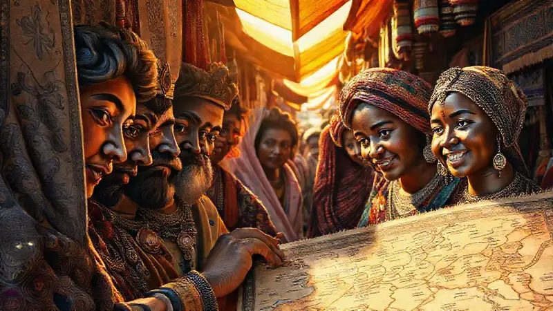 Mapa antiguo: cultura, color y esperanza