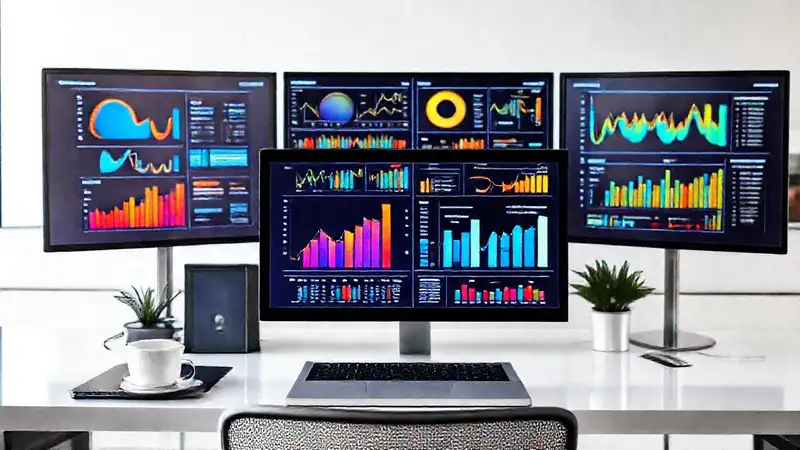 Un espacio de oficina moderno y vibrante