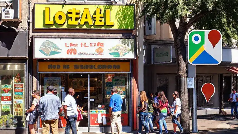 Un negocio local próspero y atractivo