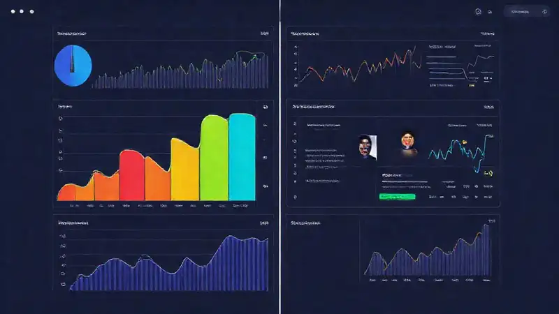 Diseño visual moderno satisface y visualiza datos