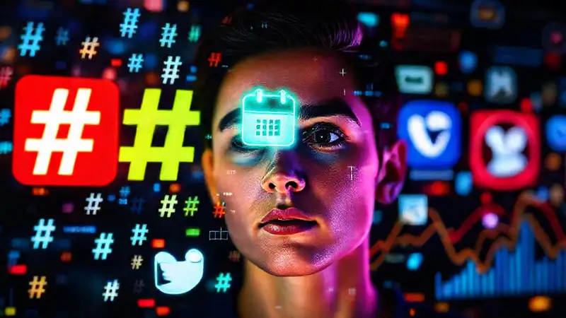 Redes sociales: datos visuales vibrantes