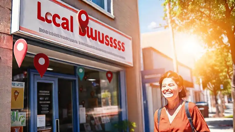 Negocio local atractivo y optimista