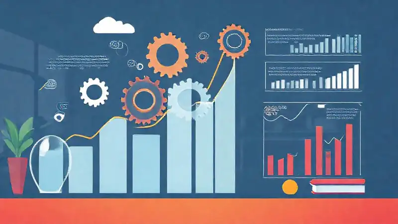 Crecimiento empresarial: diseño profesional e informativo