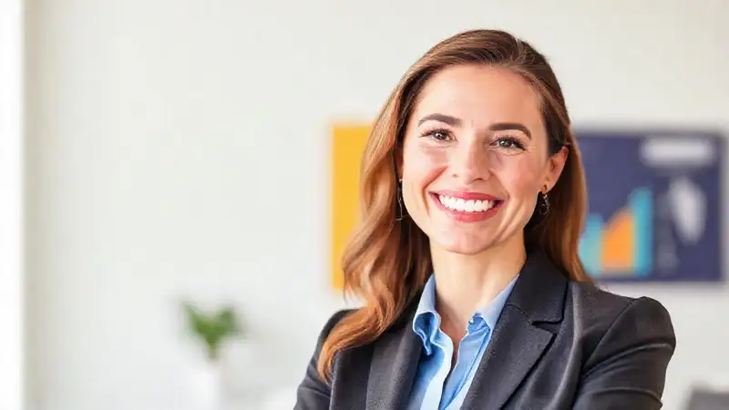Una empresaria exitosa inspira confianza y optimismo