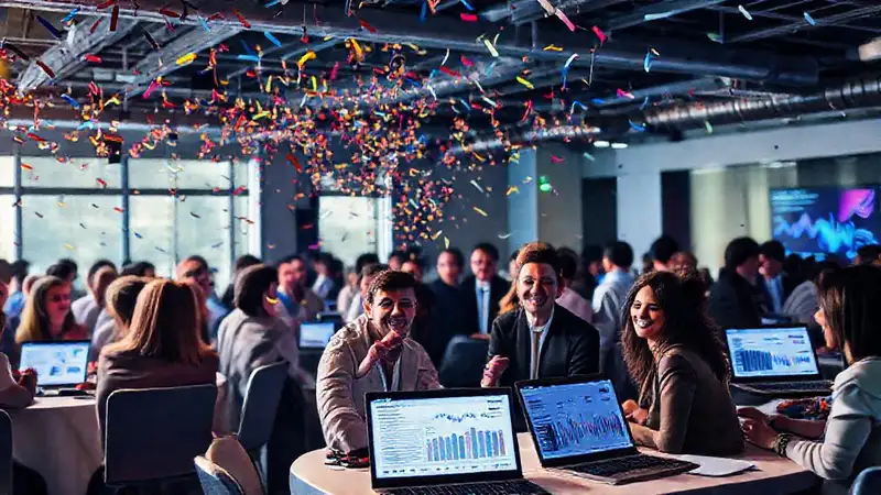 Evento corporativo: celebración