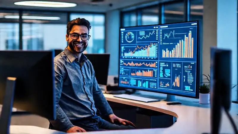 El despacho moderno es eficiente y vibrante