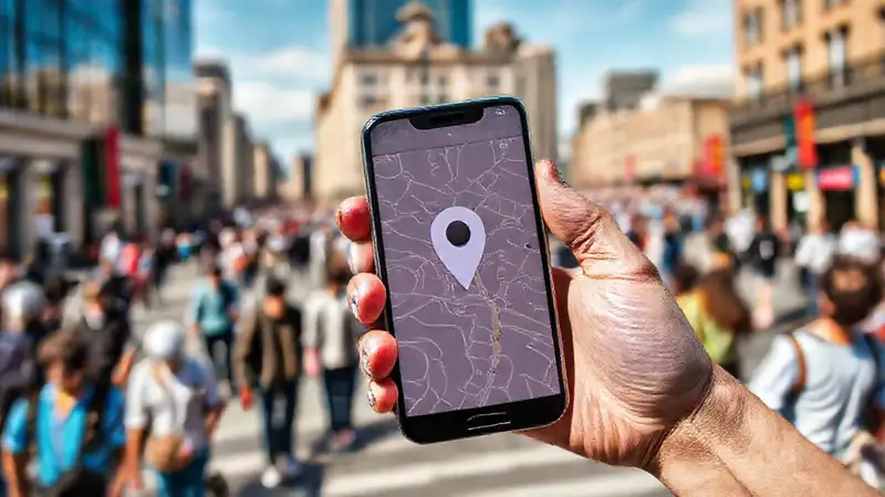 Smartphones muestran contenido geolocalizado urbano