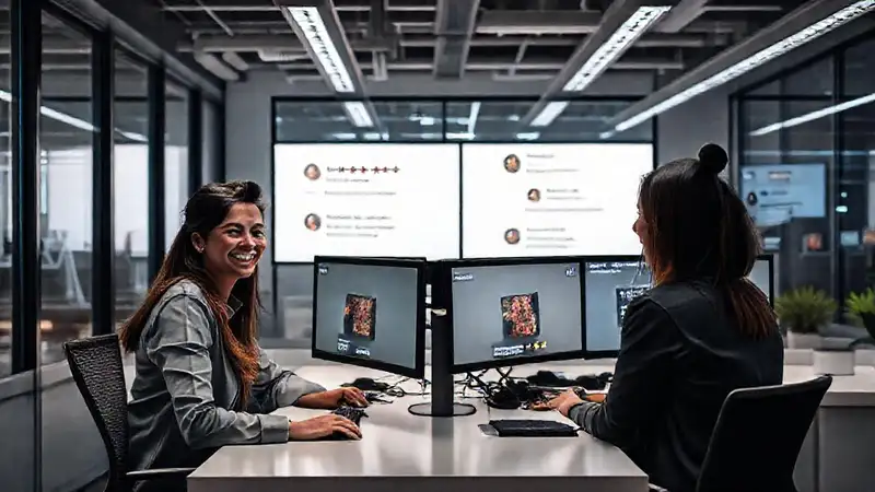 Oficina moderna: éxito digital y profesional