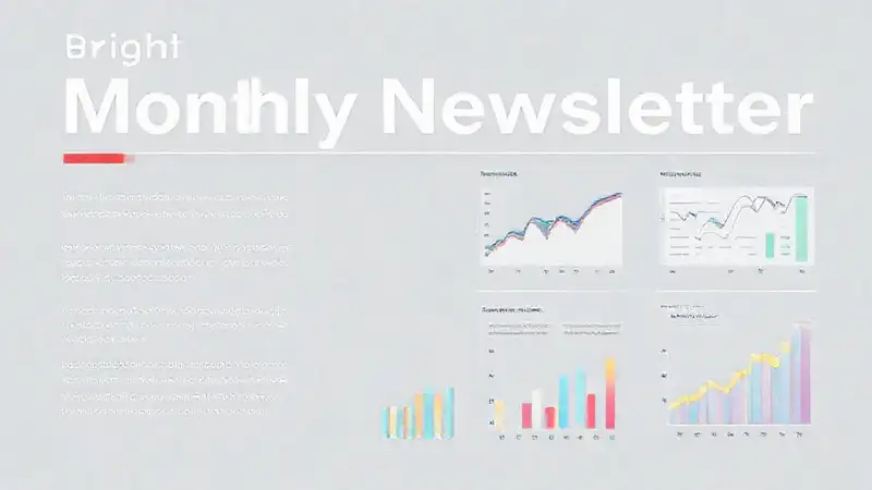 Un boletín mensual visualmente informativo y moderno