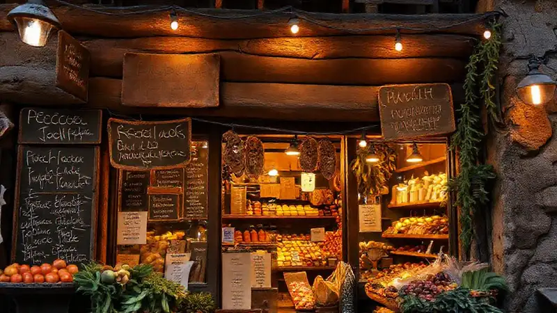 Un lugar local auténtico y acogedor