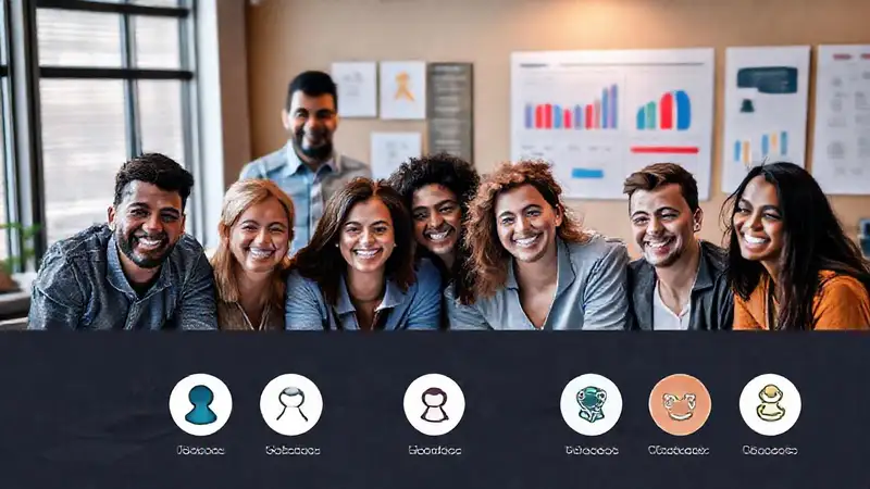 Equipo colaborativo y diseño atractivo