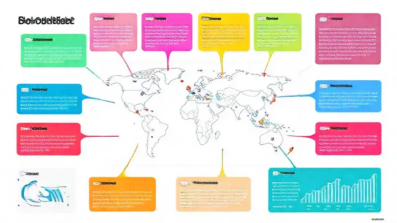 Mapa brillante, global, informativo y adaptable