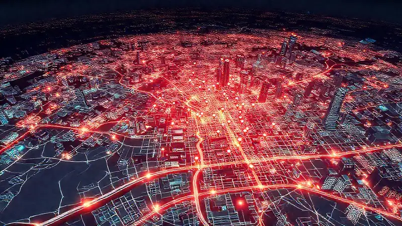 Mapa digital urbano resalta datos vibrantes