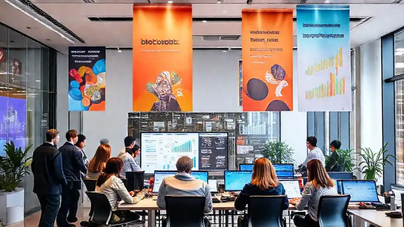 Oficina moderna impulsa éxito y crecimiento