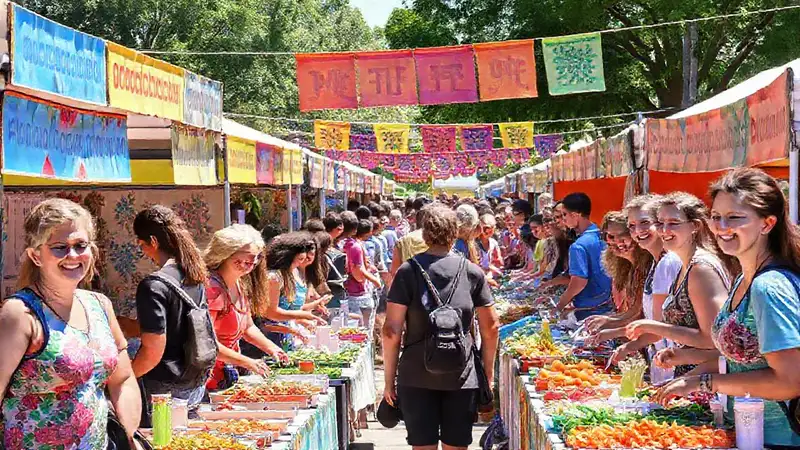 Festival vibrante, alegría y bienestar
